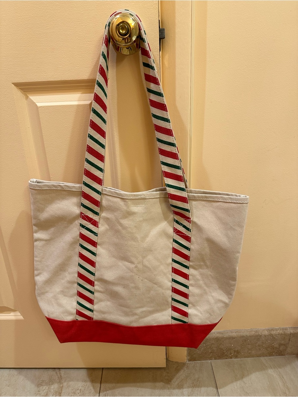 Disney Canvas Tote Bag in Cream and Red vintage - Picture 2 of 7